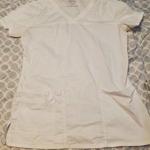 White Scrub Top